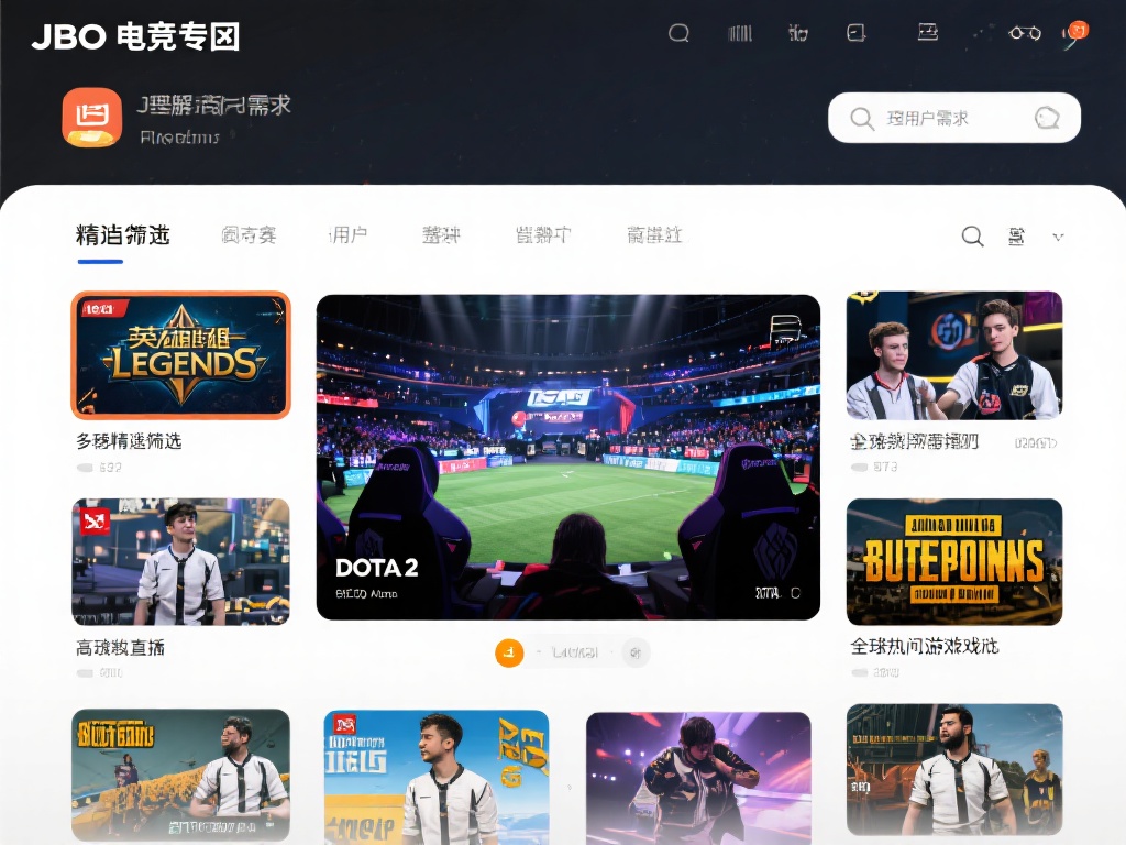 电竞赛事的种类多样且竞争激烈，JBO电竞专区深刻理